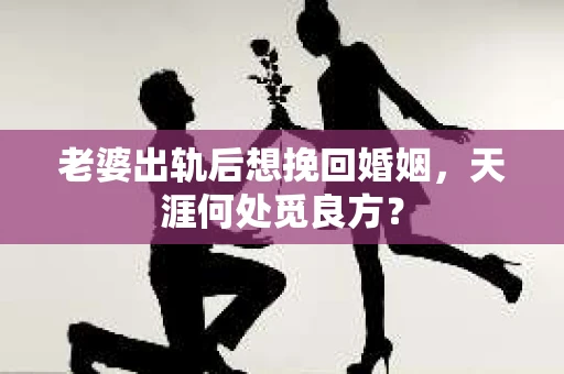 老婆出轨后想挽回婚姻，天涯何处觅良方？