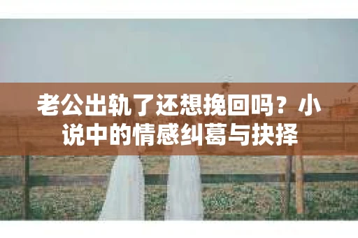 老公出轨了还想挽回吗？小说中的情感纠葛与抉择