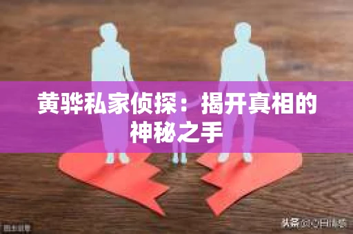 黄骅私家侦探：揭开真相的神秘之手