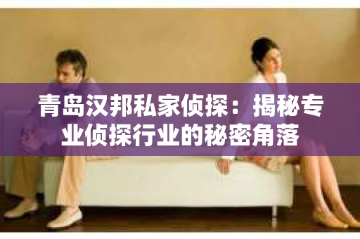 青岛汉邦私家侦探：揭秘专业侦探行业的秘密角落