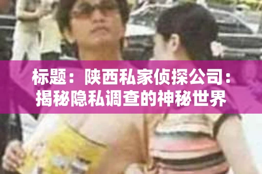 标题:陕西私家侦探公司:揭秘隐私调查的神秘世界 标题:陕西私家侦探公司:揭秘隐私调查的神秘世界
