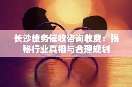 长沙债务催收咨询收费：揭秘行业真相与合理规划