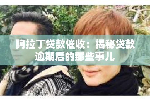 阿拉丁贷款催收：揭秘贷款逾期后的那些事儿