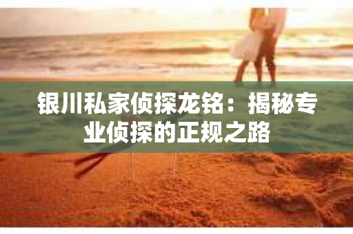 银川私家侦探龙铭：揭秘专业侦探的正规之路
