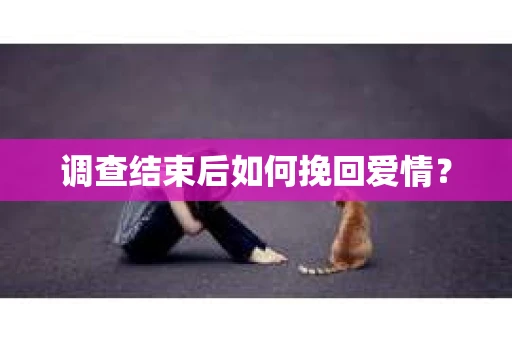 调查结束后如何挽回爱情? 调查结束后如何挽回爱情?