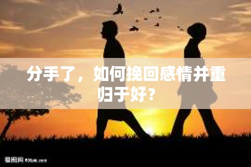 分手了，如何挽回感情并重归于好？