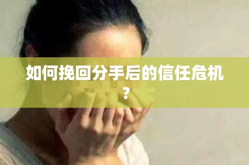 如何挽回分手后的信任危机? 如何挽回分手后的信任危机?