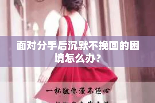 面对分手后沉默不挽回的困境怎么办？